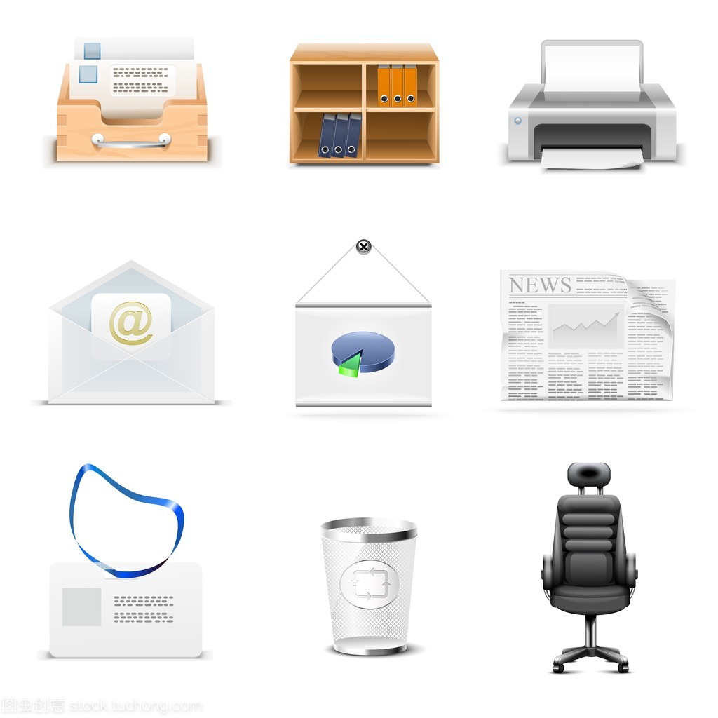 現(xiàn)代辦公新風(fēng)尚 矢量設(shè)計(jì)賦能辦公用品美學(xué)